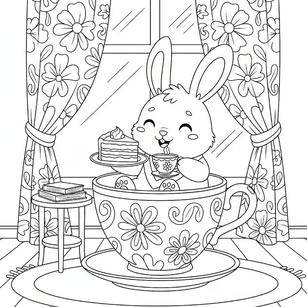 342 Prompts for Cute & Cozy Coloring Books